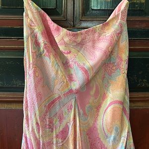 VINTAGE RALPH LAUREN SILK SKIRT